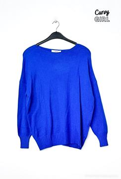 Picture of PLUS SIZE PLAIN SWEATER